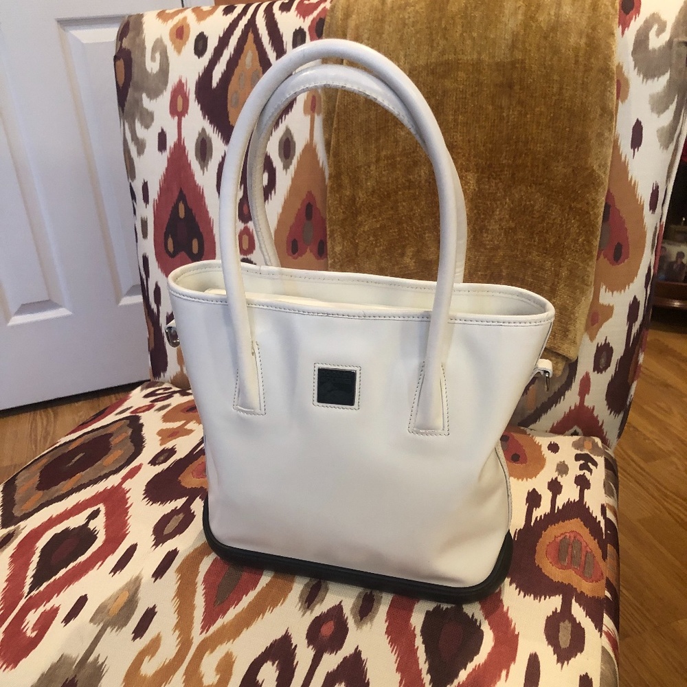 Dooney & Bourke White Leather PARaSOLE  Bag